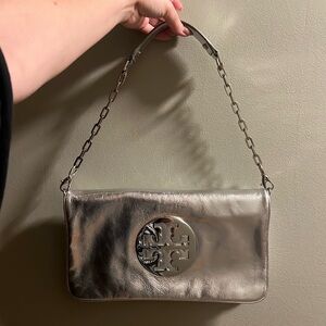Authentic TORY BURCH Reva Chain Shoulder Hand Bag Purse